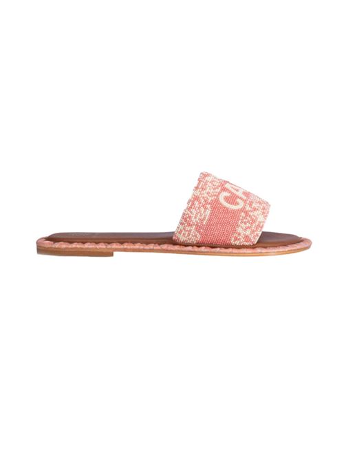 Sandalo Donna rosa con tomaia in perle di vetro DE SIENA | 77DS451CAPRI